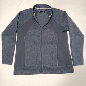 Under Armour Storm Blue Jacket Mens L‎ Full Zip Cold Gear Soft Shell Fitted